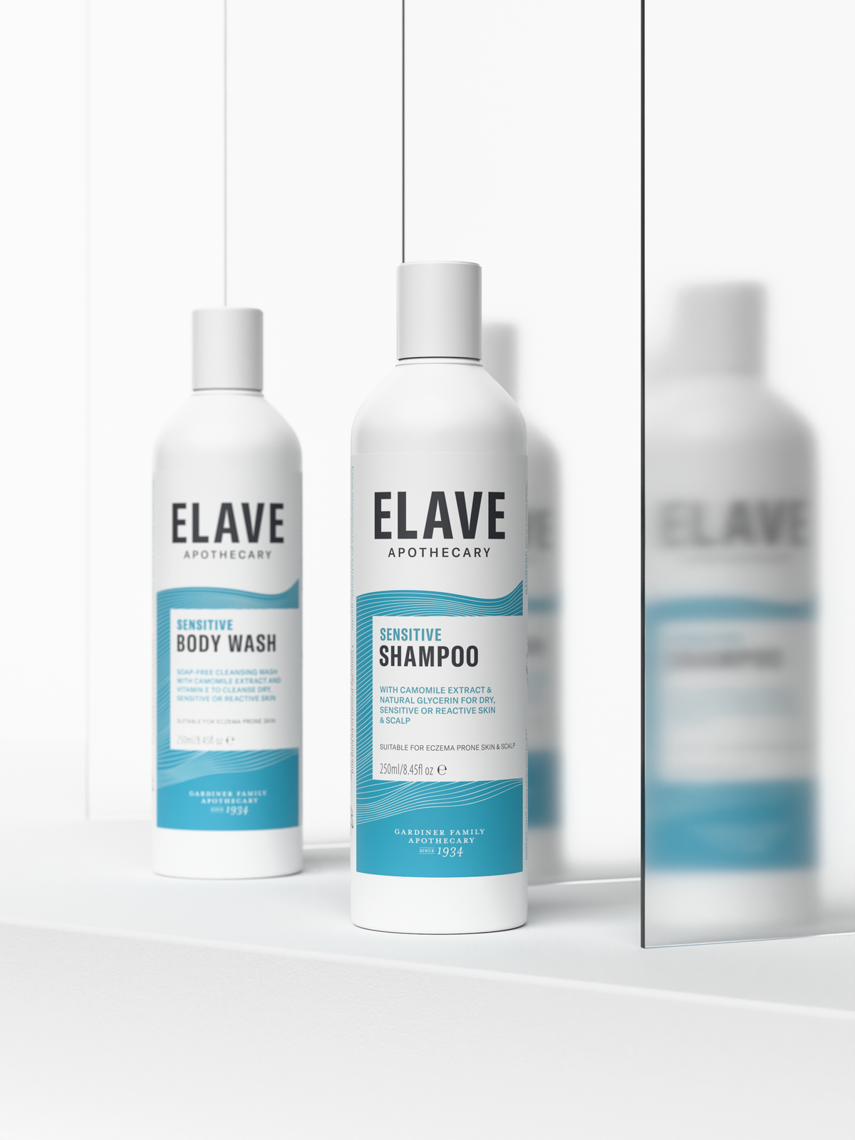 Elave Sensitive Body Wash and Sensitive Shampoo
