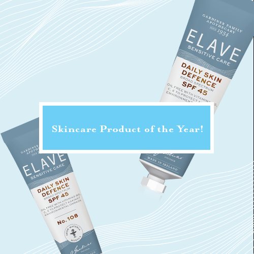 Elave Daily Skin Defence SPF45, Skincare Product of the Year!