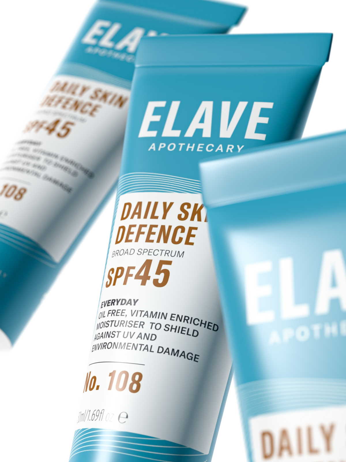 Elave Daily Skin Defence SPF45 tubes