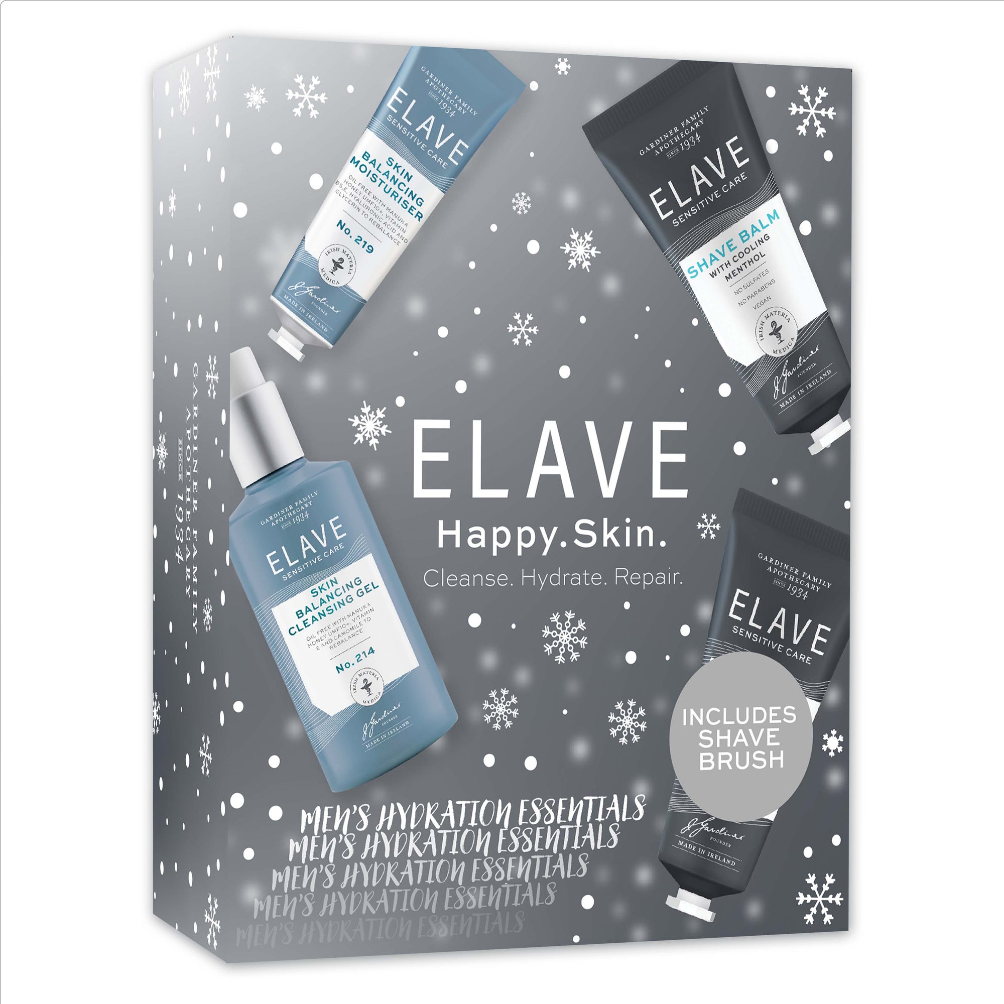 Elave Men Hydration Essentials Holiday Gift Set