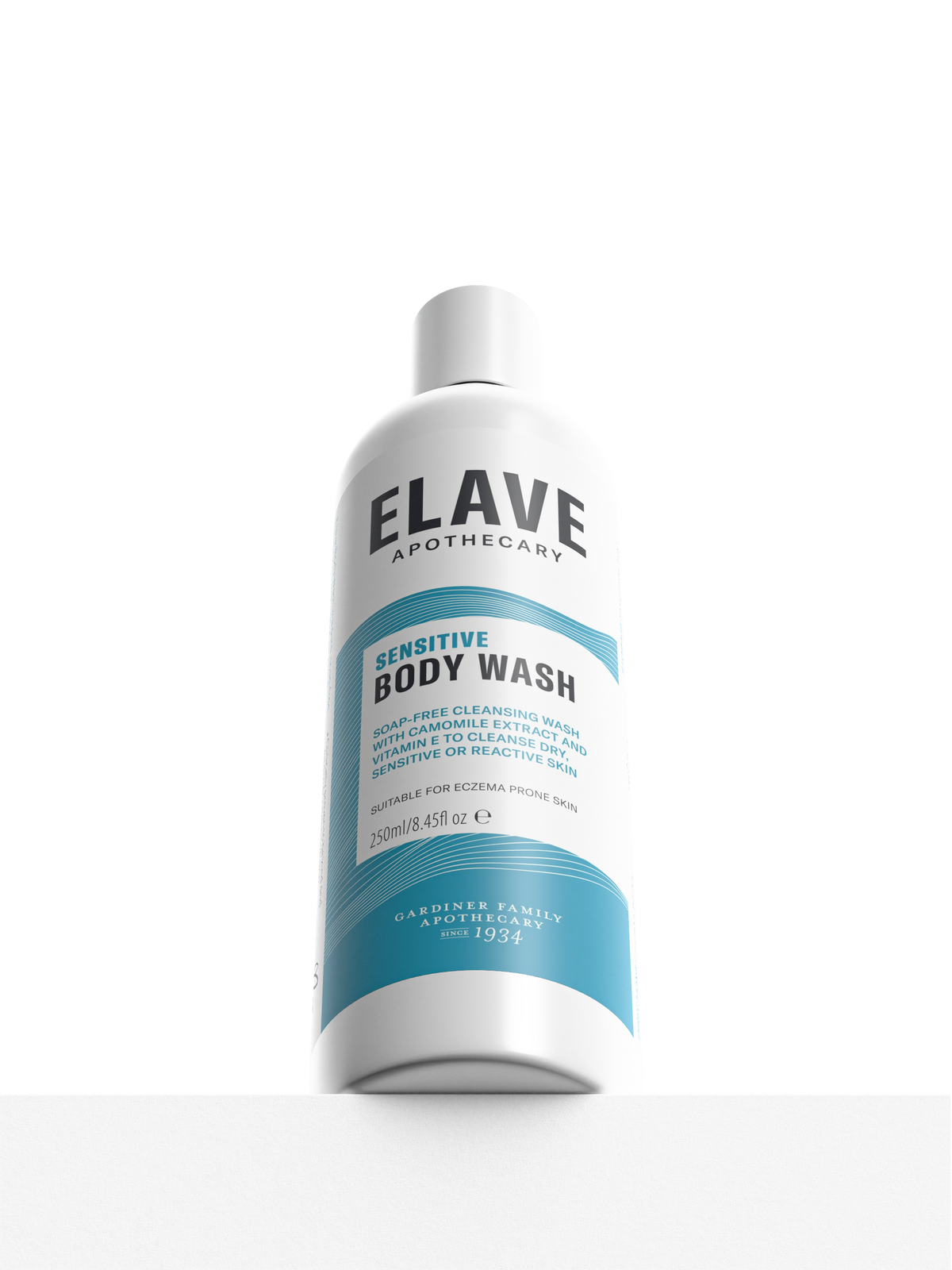 Elave Sensitive Body Wash 250ml, low angle
