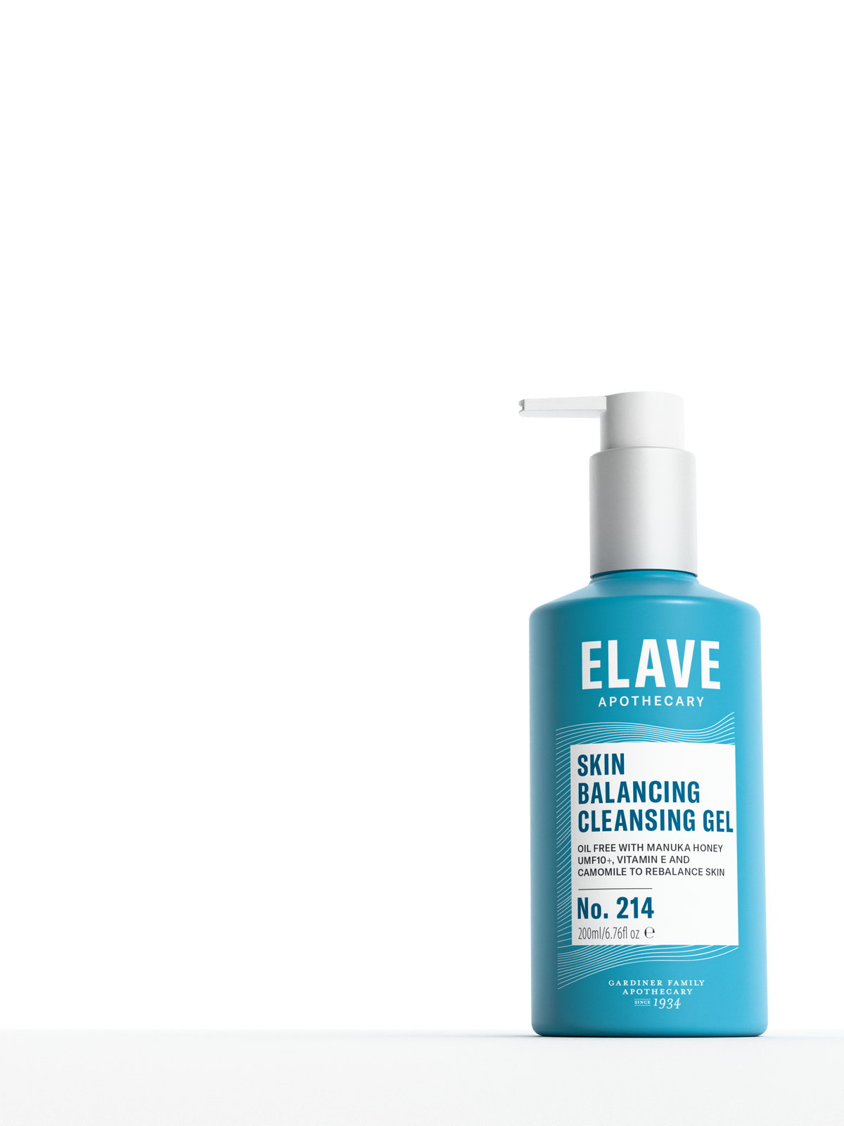 Elave Skin Balancing Cleansing Gel bottle on white