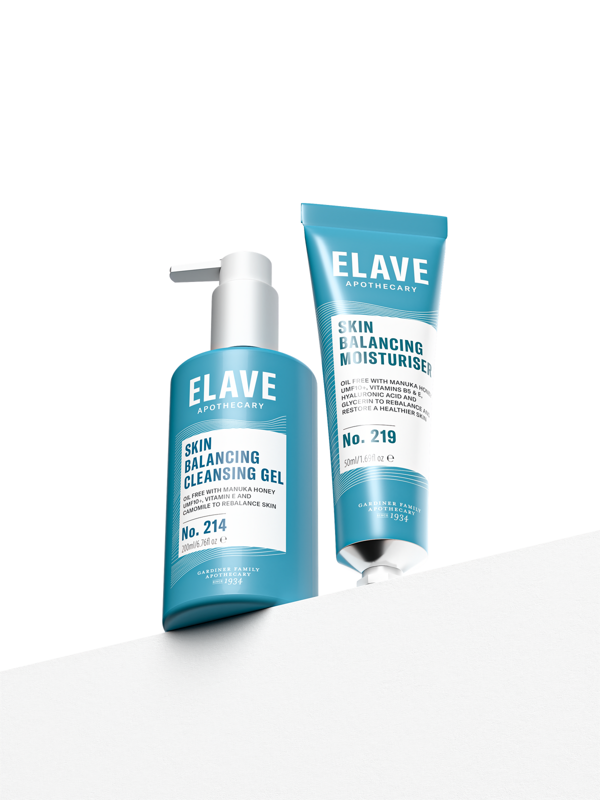 Elave Skin Balancing Cleansing Gel and Skin Balancing Moisturiser