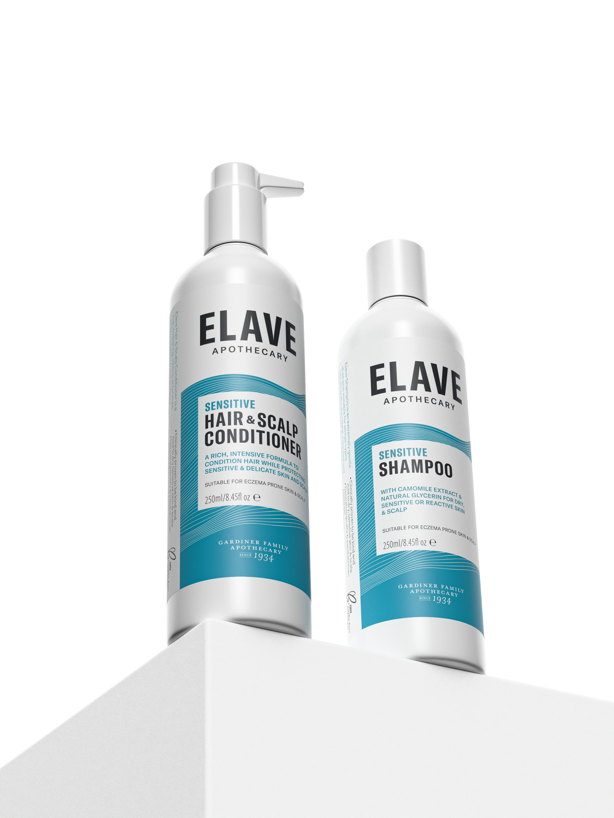 Elave Sensitive Hair & Scalp Conditioner and Sensitive Shampoo